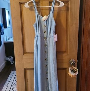 Trend Alert! Button Front Denim Dress